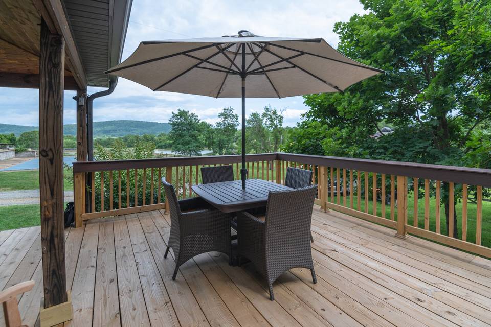 Relaxing Porch at Cabins