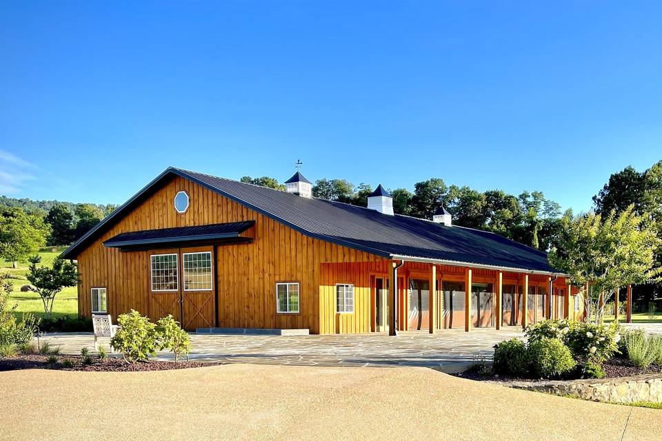 Arriving at the barn