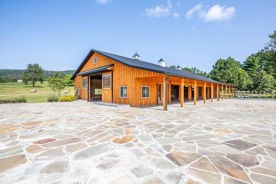 Flagstone patio