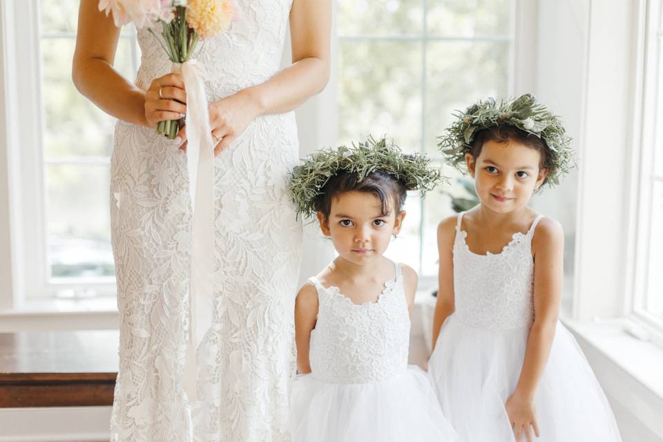 Flower girl crowns