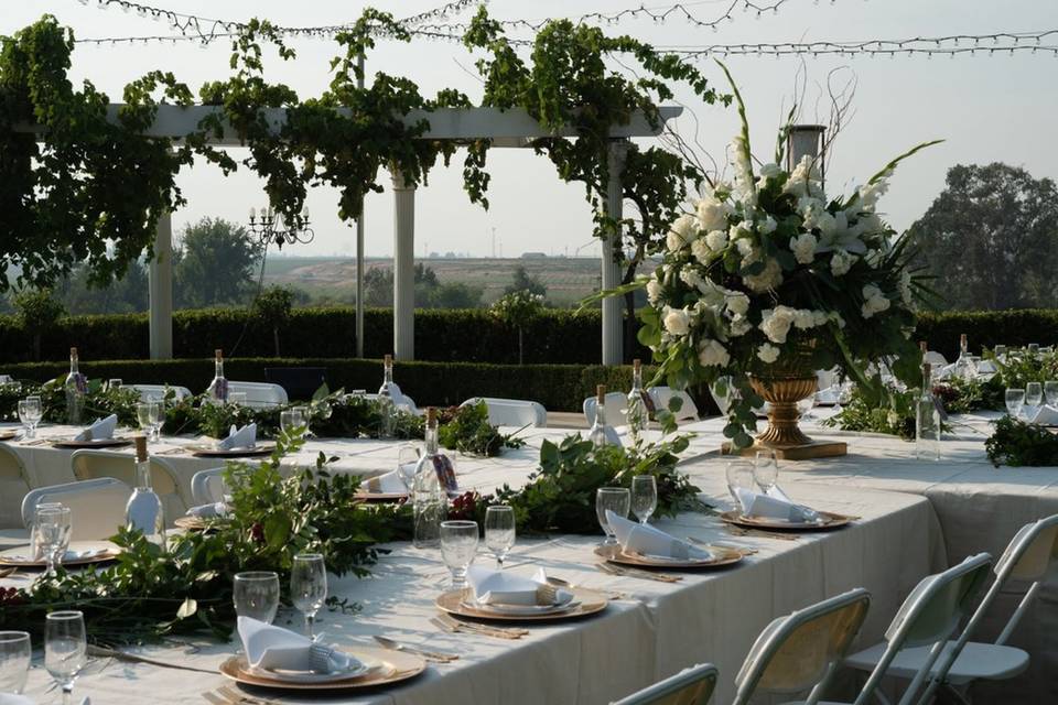 Beautiful floral tablescape