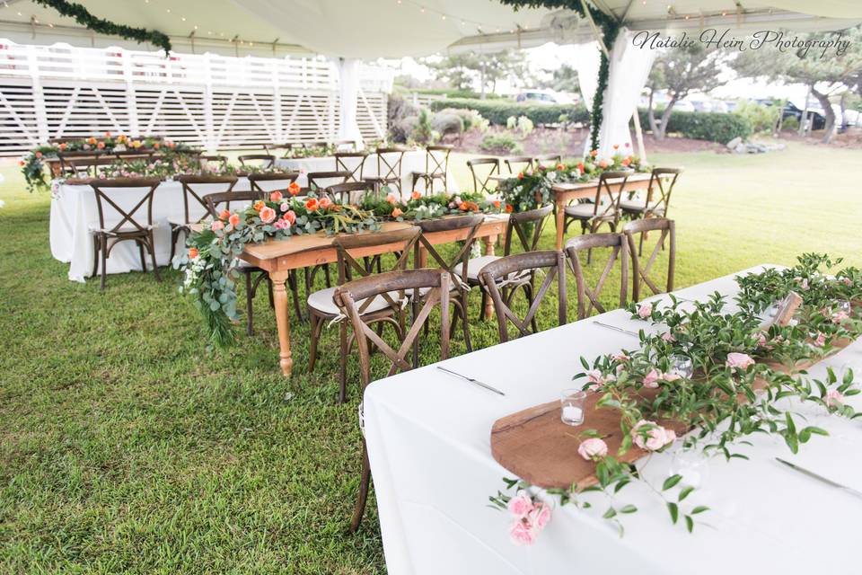 Rustic table setting