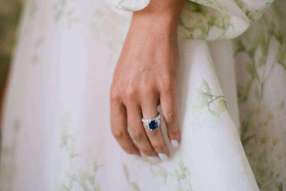 Sapphire Engagement Ring