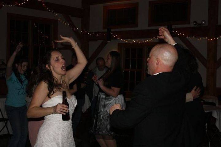 Wedding dance party