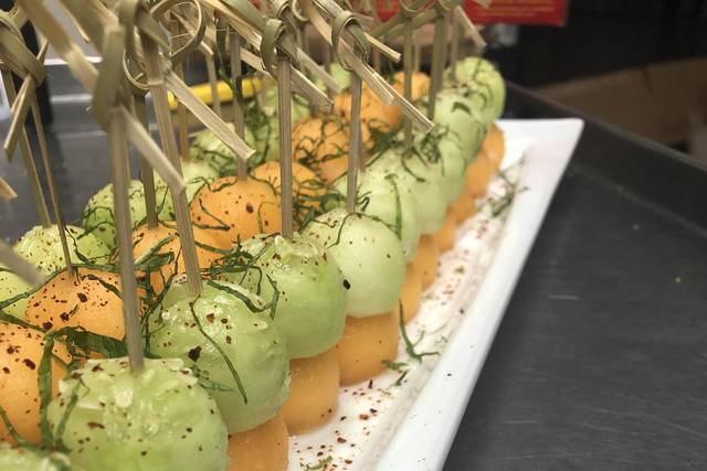 Melon Kebabs