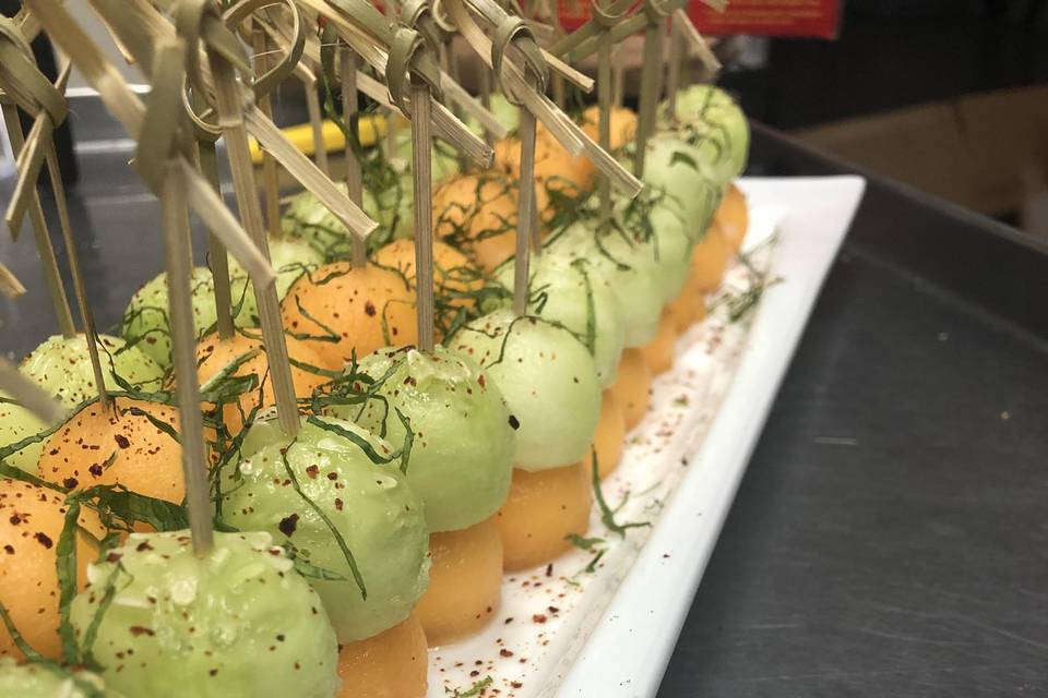 Melon Kebabs