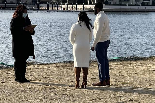 Wed by the water