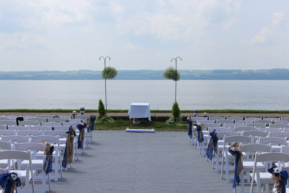 Waterfront ceremony space