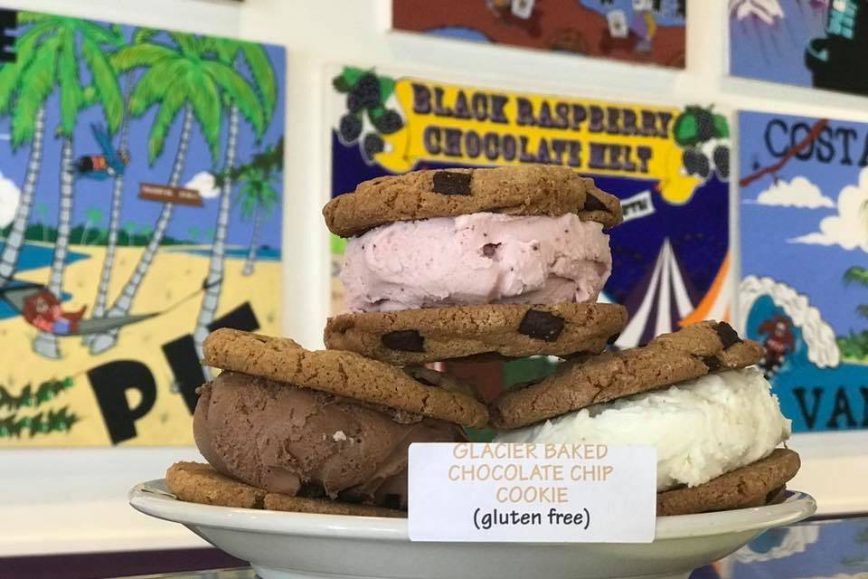 Ice cream cookies sandwich