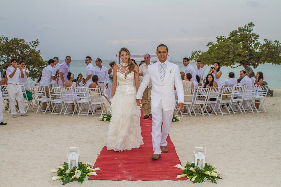 Ceremony on the beach