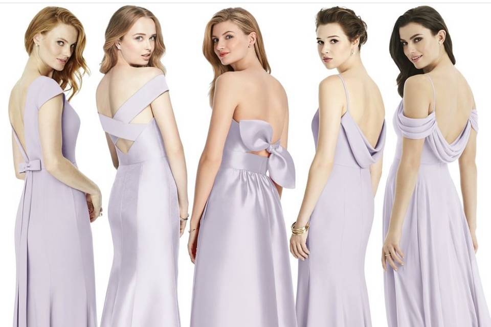 Dessy bridesmaids