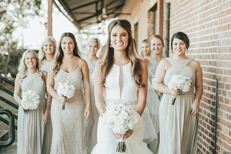 Bride + her girls