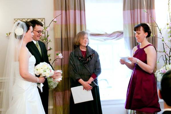 Reciting of vows