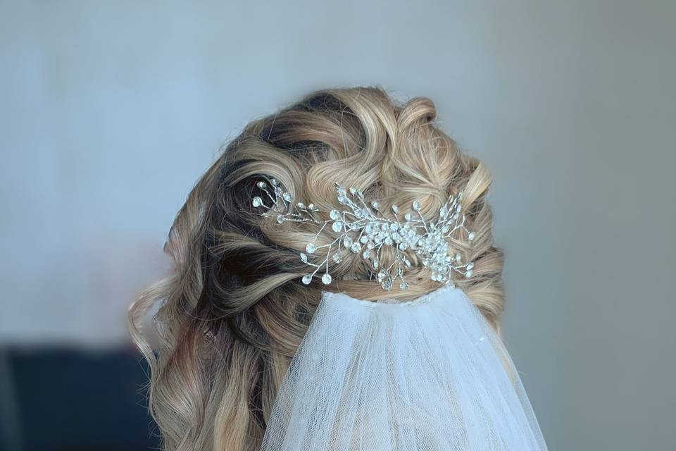 Bridal Hair, styled by Sophie