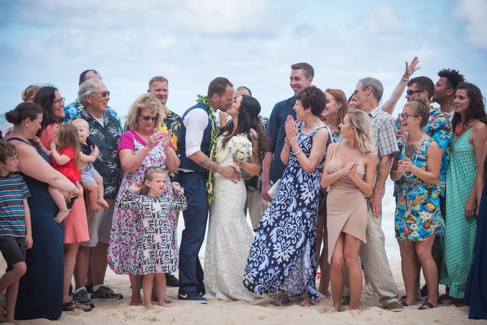 Group photo at Waimanalo