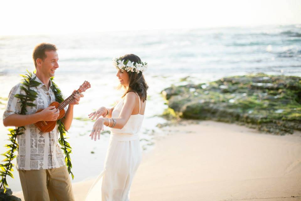 Papailoa Beach Wedding, Oahu