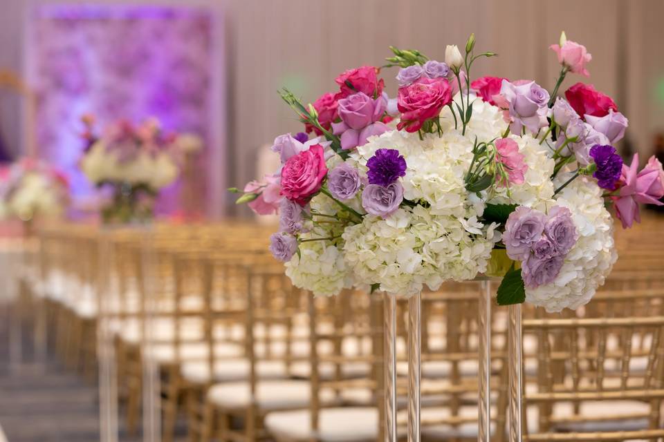 Wedding floral decoration