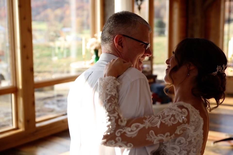 Father, daughter dance