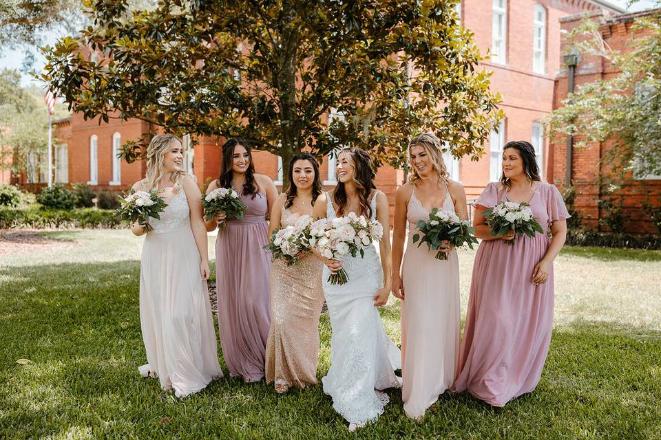 Bridal Party in blush