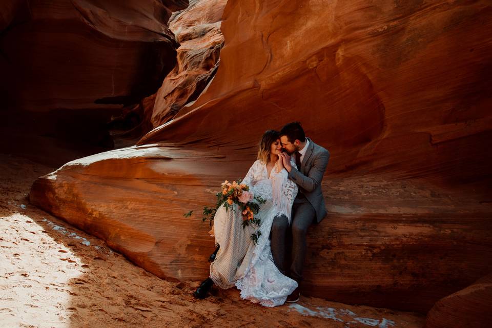 Arizona desert wedding