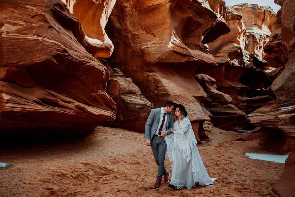 Arizona desert wedding
