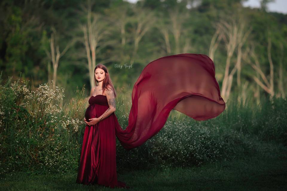 Red dress