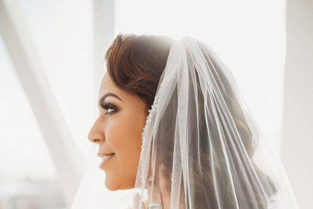 The gorgeous bride