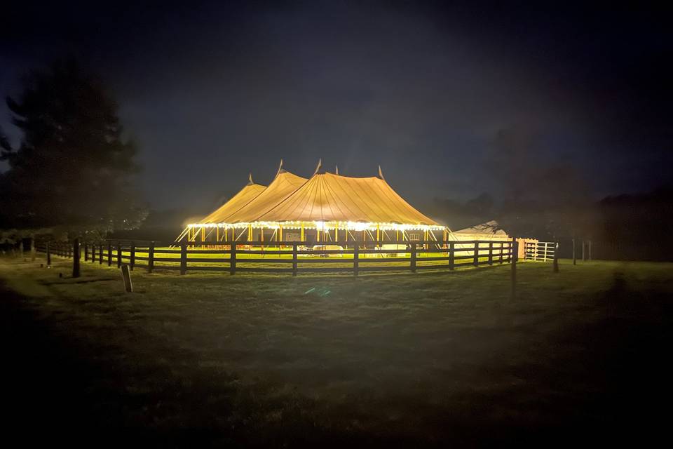 Tents at Night
