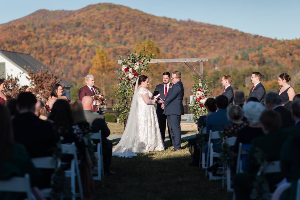 The ceremony