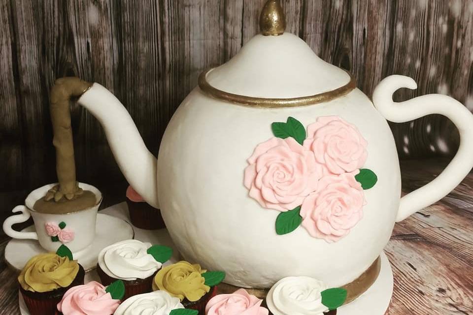 Teapot bridal shower