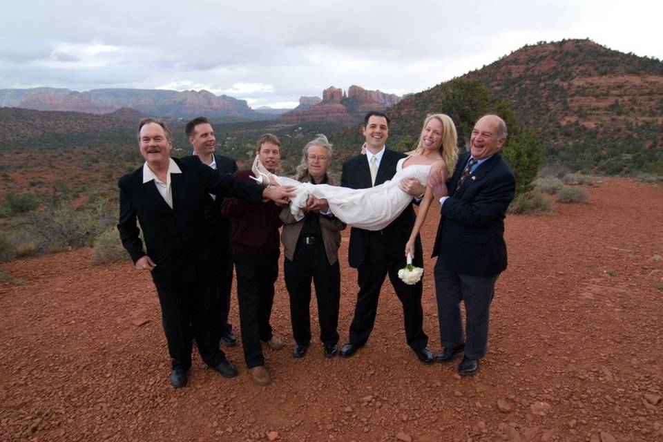 Intimate Sedona Weddings