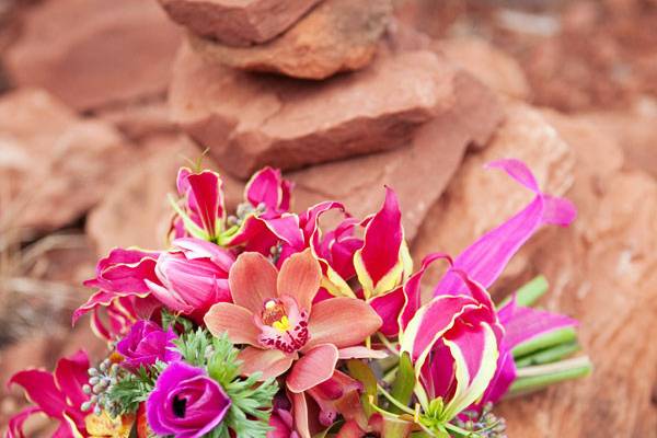 red rock bouquet