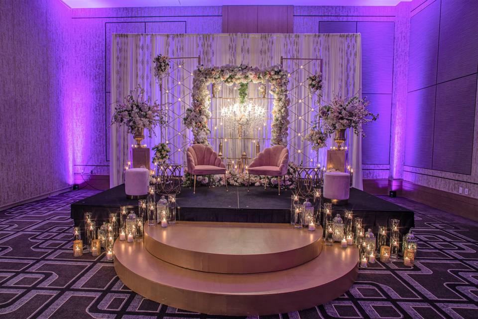 Wedding Alter With Candles