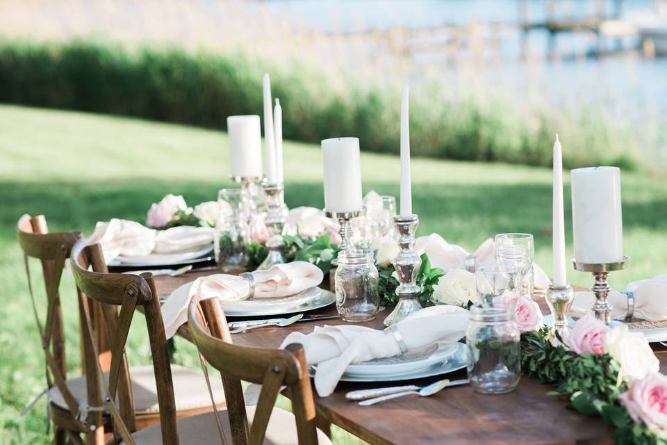 Table setup sample | Photo: Brittney Livingston Photography