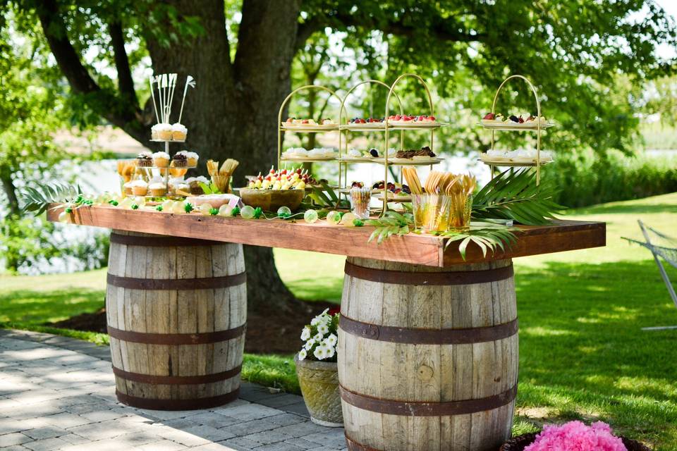 Dessert table