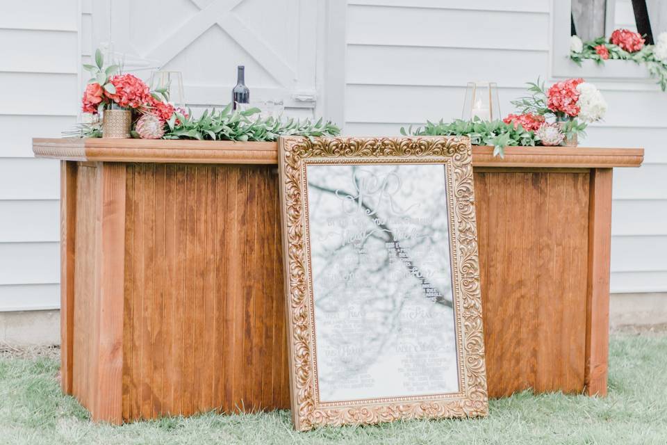 Honeywood Farm Table Rentals