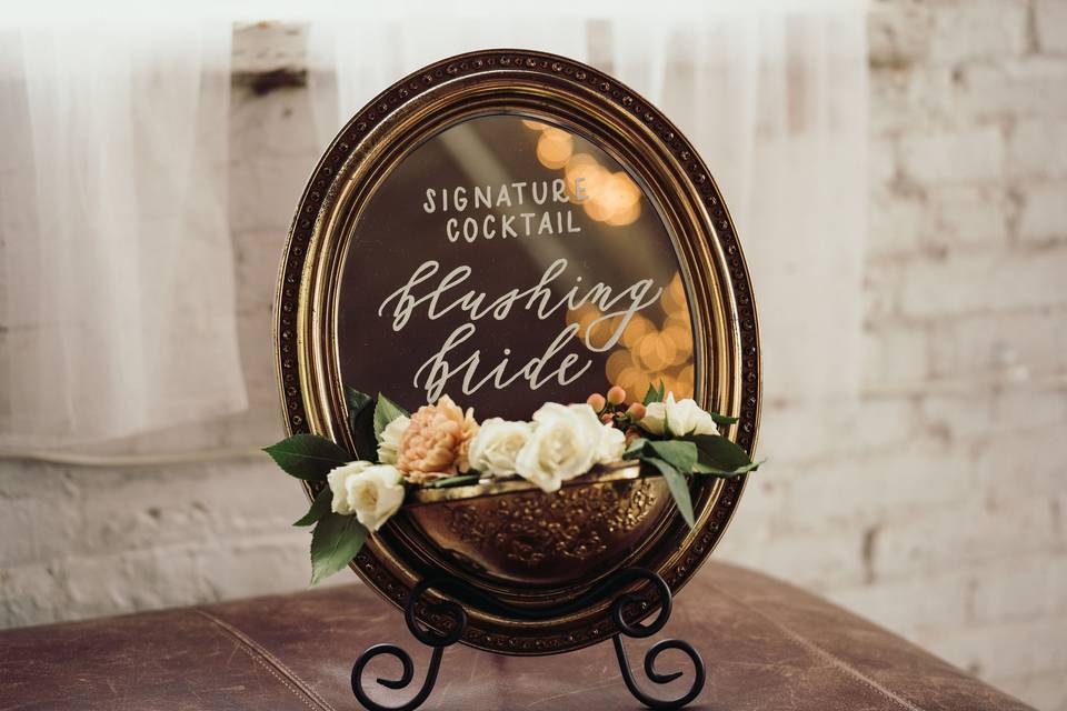 Signature Drink Mirror Rental