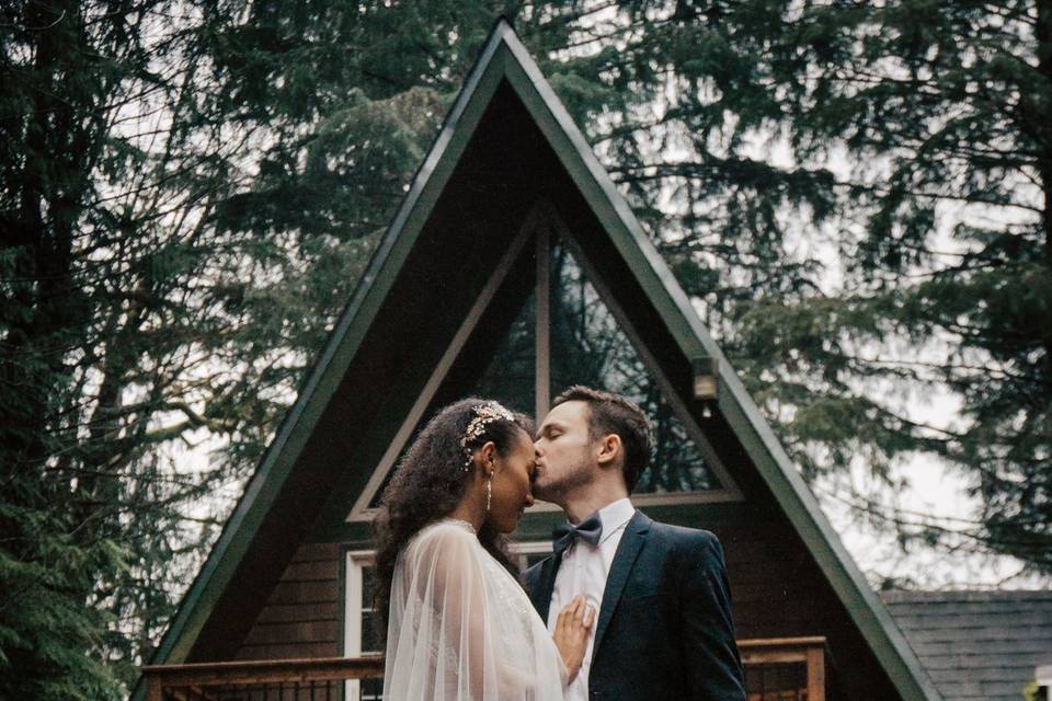 A-Frame elopement.