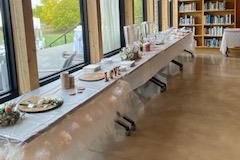 Buffet inside the Vista Room
