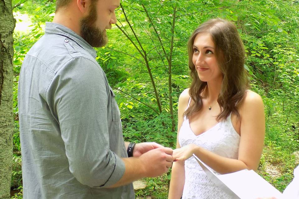 Elopement in the park