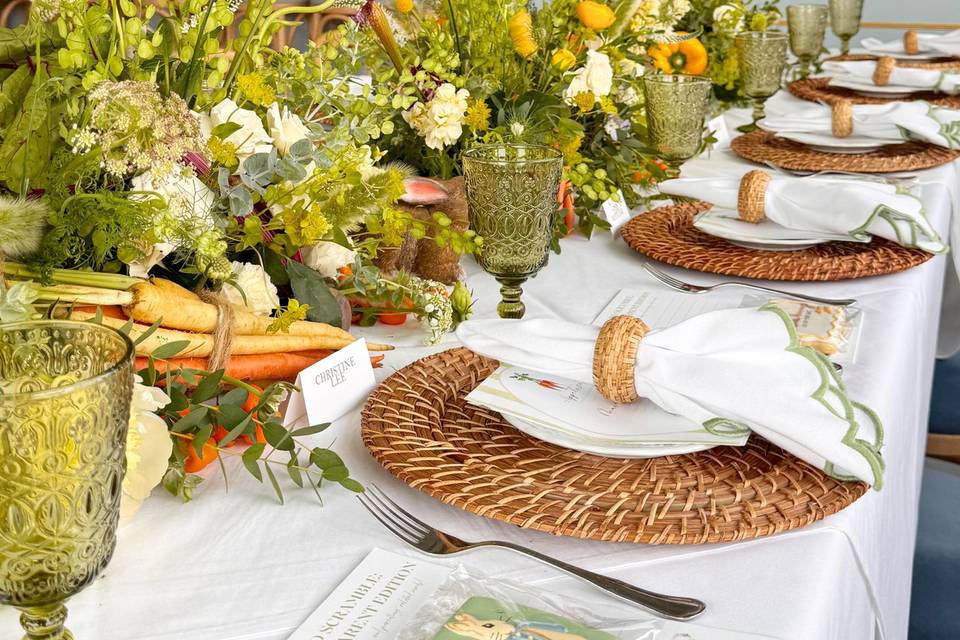 Houston tablescape design
