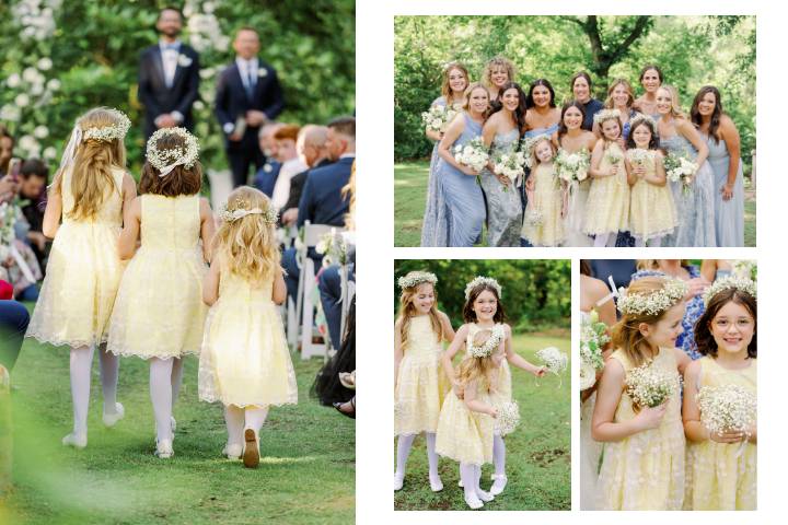 Baby breath flower crown