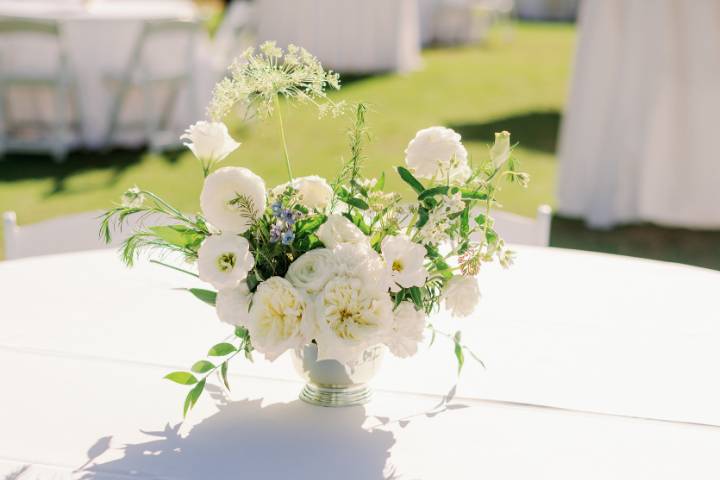 Garden inspired arrangement