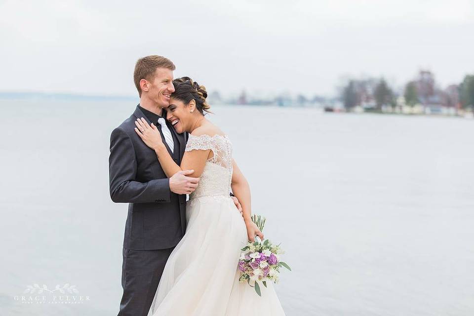 Indiana Lake Wedding