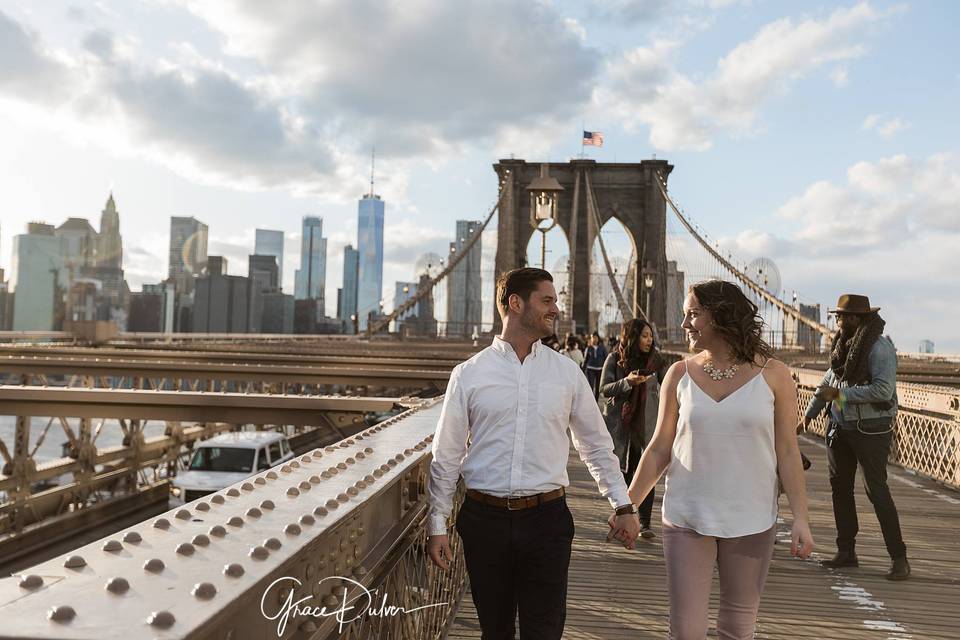 Brooklyn Bridge Engagement