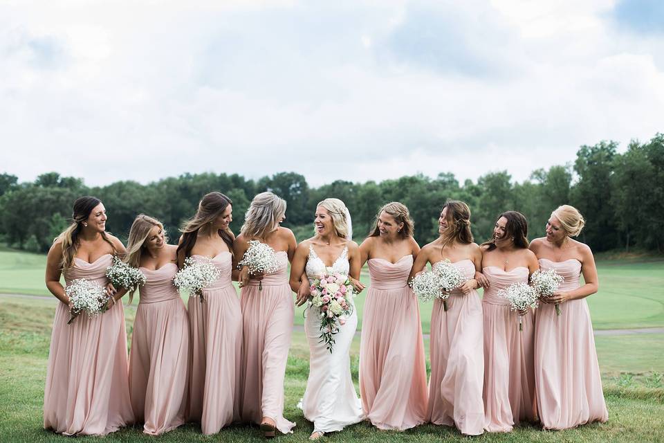 Bride & Bridesmaids