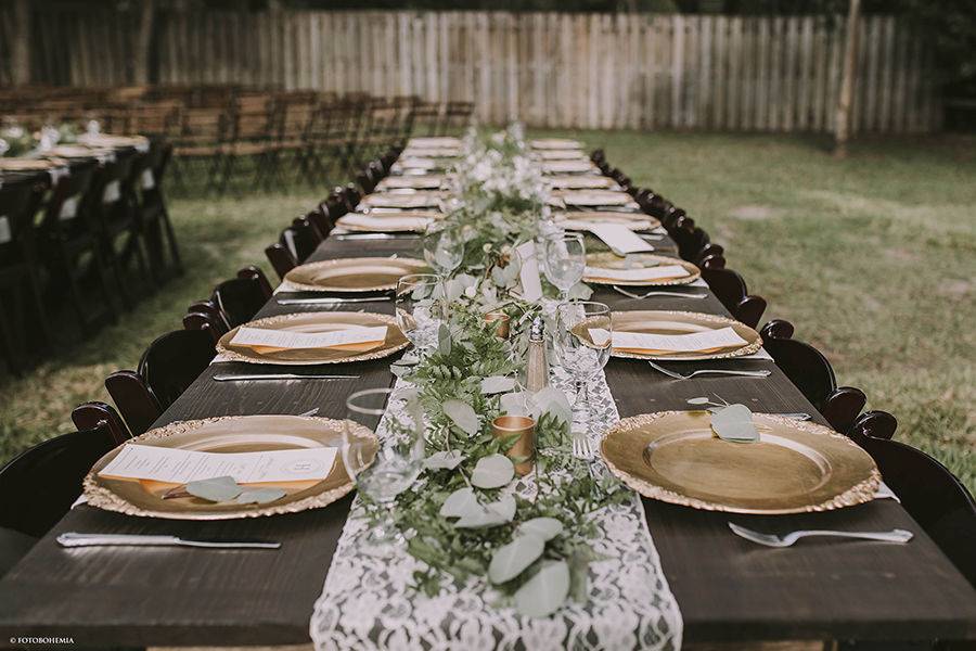 Long table set-up
