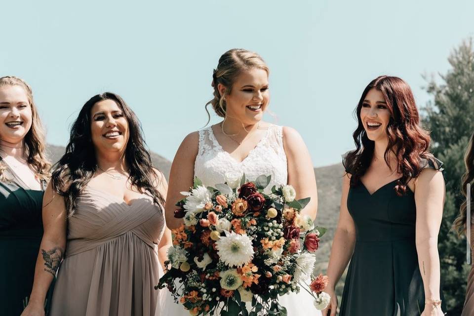 K&F - Bride and Bridesmaids