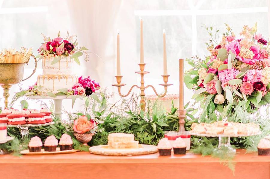 Desserts display
