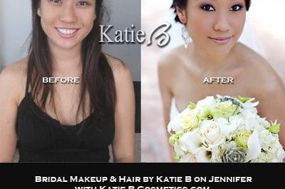 Bridal Makeup & Hair by Your's Truly Katie B on Jennifer